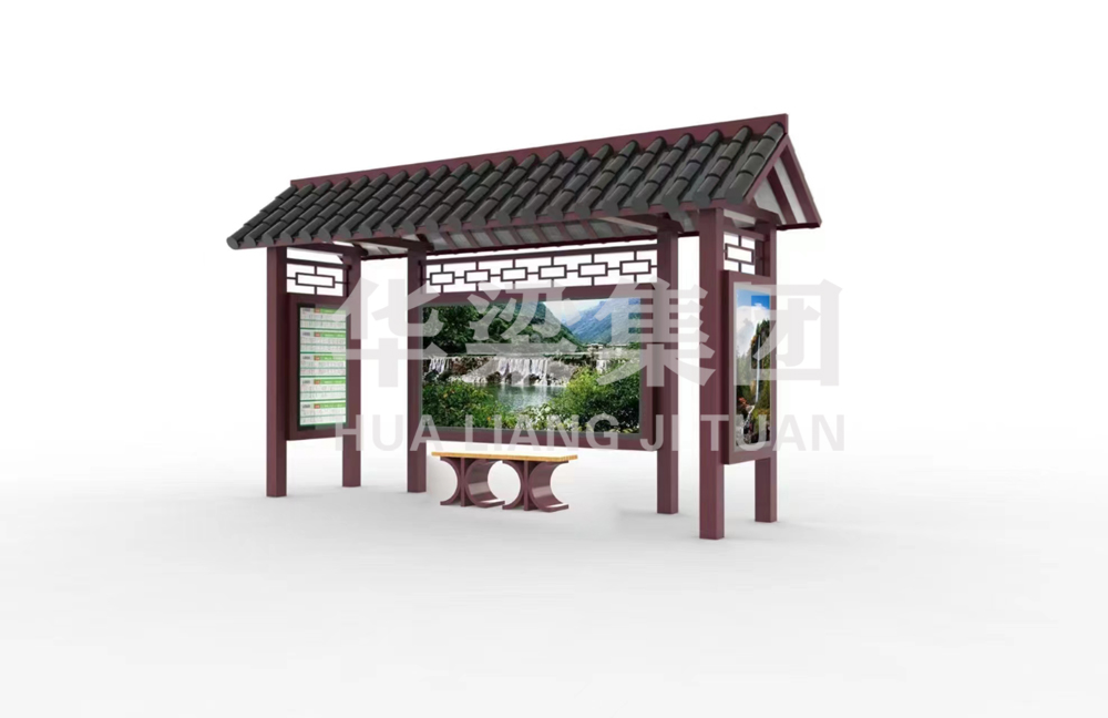 [23.11.14]甘肅省某市定制款仿古候車亭項(xiàng)目第三車發(fā)貨