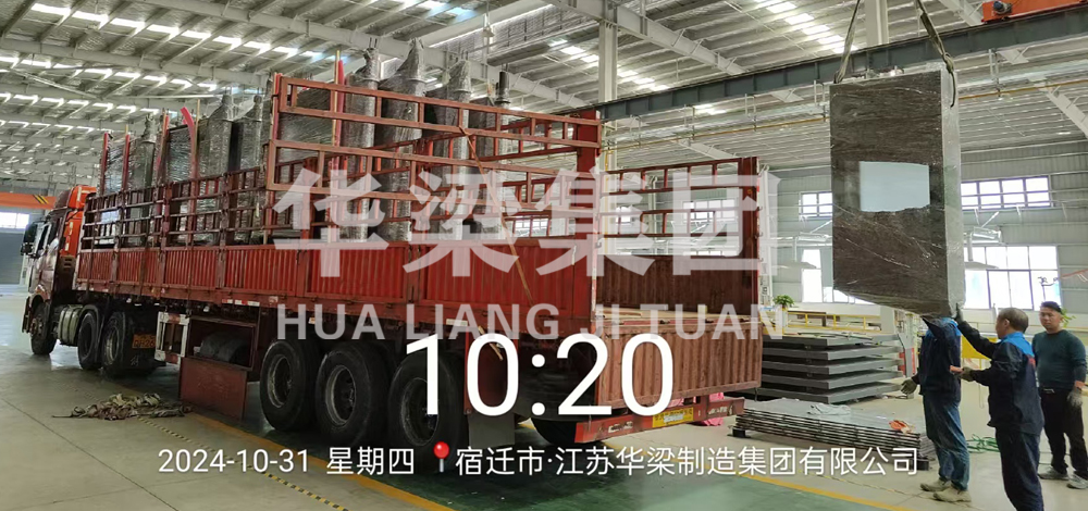 [24.10.31]江蘇省定制款公交候車(chē)亭項(xiàng)目裝車(chē)發(fā)貨(圖3)